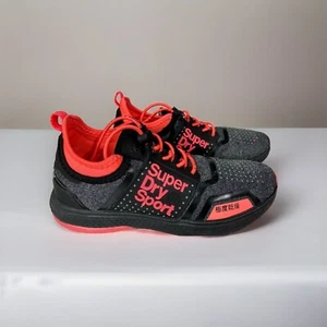 Superdry  Women Black & Pink Running Shoes Size 6 - Picture 1 of 10