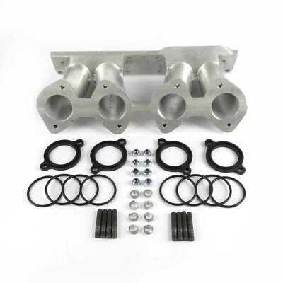 Colector de entrada Saab 99-900 para carburadores gemelos Weber DCOE / Dellorto DHLA Foto 1 de 4