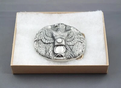 ¡Como nuevo! Hebilla de cinturón vintage Gary Prazen Rocky Mountain Coal Mine Rescue 1994 Foto 1 de 3