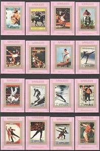 AR026 1973 IMPERF AJMAN AIR MAIL SPORT OLYMPIC GAMES HISTORY 16BL MNH - Picture 1 of 1