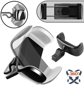 Universal Car Phone Holder Gravity Air Vent Mount 360° Rotation Aluminums Alloy - Picture 1 of 6