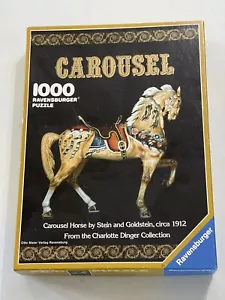 Ravensburger Puzzle Carousel Horse By Stein And Goldstein 1000 Piece ~ Complete - Picture 1 of 7