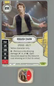Star Wars Destiny Legacies Set -- Roguish Charm #53 - Rare Card + Die - Picture 1 of 1