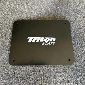 Bass Boat Triton – Depth Finder Dash Blank Insert NOS 6.25” X 4.75” - Picture 1 of 6