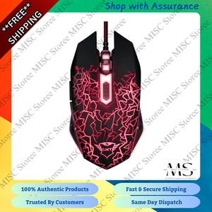 Trust IZZA GXT 105 Wired LED PC Gaming Mouse 2400dpi - Brand New - Picture 1 of 4