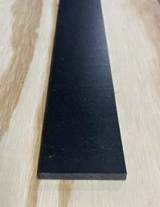 UHMW Bar Stock, 1/8" thick x 2" wide x 10 ft lg, Black - LOWEST PRICE ON EBAY - Picture 1 of 2