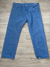 Levi Strauss Levi's 501 White Oak Cone Denim Button Fly Jeans Size 44x32 Blue