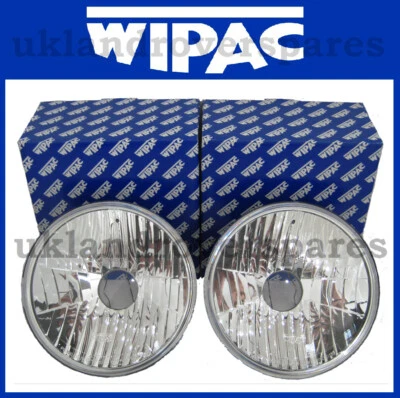 LAND ROVER DEFENDER 90 CRYSTAL CLEAR HEADLIGHTS (PAIR), SVX UPGRADE WIPAC - Image 1 of 3