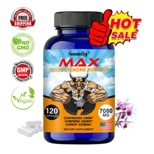 Muskelwachstum Kapseln 7080mg Testosteron Booster Anabol Steroide hochdosiert 120 - Bild 1 von 11