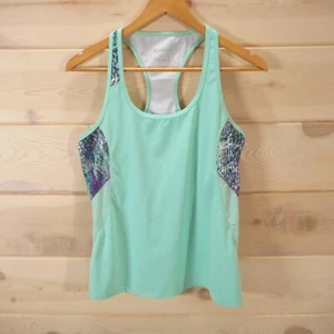 Camiseta sin mangas deportiva Fabletics talla M 8 espalda deportiva elástica yoga verde menta - Imagen 1 de 8