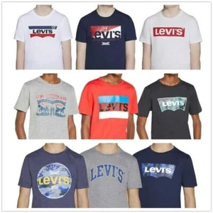 Levi's Youth Boys 3-Pack Crew Neck Short Sleeves Tees - Picture 1 of 29
