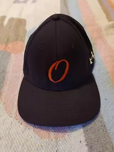 BALTIMORE ORIOLES MLB Black/Orange Fitted SMALL/MEDIUM Under Armour Cap Hat  - Picture 1 of 4