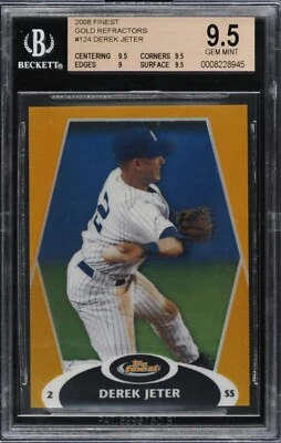 2008 Finest Derek Jeter Gold /50 BGS 9.5 - Image 1 of 2