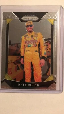 2019-20 Panini Silver Prizm Card of Kyle Busch# 15. NEW. - Image 1 of 3