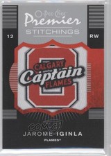 2007-08 O-Pee-Chee Premier Stitchings Variation /99 Jarome Iginla #PS-JI HOF