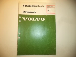 Volvo Service-Handbuch Werkstatthandbuch 360 LE-Jetronic ab 1983 29 Seiten (4) - Bild 1 von 3