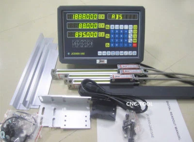 3 Axis Digital Readout Dro Display Kit For Mill Milling Machine+3pc Linear Scale