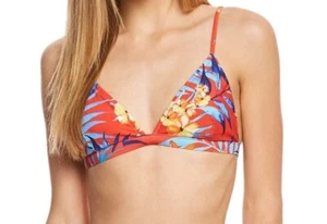 RIP CURL Damen Rot Tropicana D Tasse Feste Schwimmen Top # GSIJS7 XL Nwt - Bild 1 von 2
