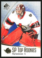 2021-22 SP Authentic Top Rookies Blue #TR21 Filip Gustavsson