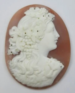 19. Jahrhundert Grand Antik Vintage Kamee schöne klassische fein detaillierte Kunstschale - Bild 1 von 9
