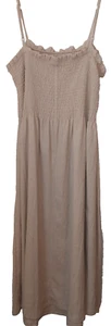 H&M HELLBRAUNES SOMMERKLEID DAMEN GR XL - Bild 1 von 2