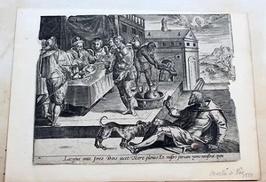 GRAVUR 16° Martin de Vos 1580 - Bild 1 von 1