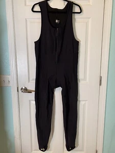 Biemme Black Cycling Bib Stirup Pant Stretch Made In Italy Euro Sz.7 Mens? - Picture 1 of 6