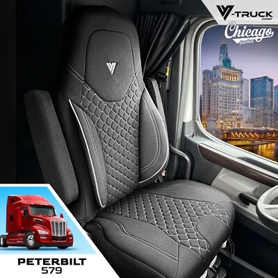 FUNDA ASIENTO SE ADAPTA A PETERBILT 579 567 STOCK SEAT Foto 1 de 4