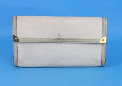 LOUIS VUITTON Suhali White Leather Long Wallet Purse Womwn's Used Vintage France - Image 1 of 4