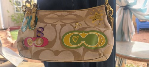 Borsa Coach 17589 Signature Applique Demi Tracolla Colorata