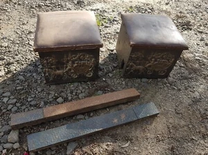 Federation Fireplace Brass Fire Box Kindling Boxs - Picture 1 of 7