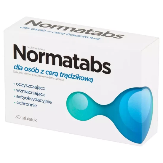 AFLOFARM (Einheit/0,46€) NORMATABS zu Akne neigende Haut 30 Tabletten