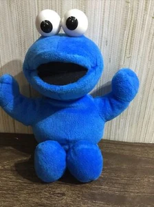 Sesame Street Cookie Monster Blue 11" Plush Stuffed Toy 2001 Fisher Price  - Picture 1 of 9