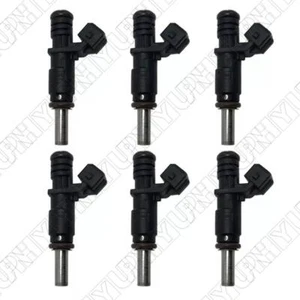 New 6 FUEL INJECTORS For 2006-12 BMW325 330 328 X3 X5 525 530 528 128 I6 7531634 - Picture 1 of 5