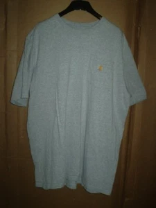 Carhartt Men’s Pocket T Shirt Size XL Tall GrAy Loose Fit Short Sleeve Crew - Picture 1 of 3