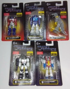 (5) 2021 Prexio Transformers Limited Edition Mini Figures Soundwave, Megatron D7 - Picture 1 of 7