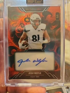 Josh Whyle 2023 Wild Card 5 Card Draw Rookie RC Auto 1/1 TENNESSEE TITANS - Picture 1 of 2