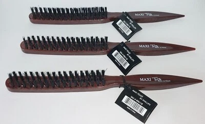 Paquete de 3 cepillos de peinado Phillips Maxi-Teaze cerdas naturales y forma de punta delgada Foto 1 de 4
