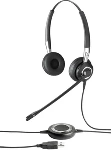 Jabra BiZ 2400 Duo MS Stereo Lync Optimized Computer USB Headset for Softphones - Picture 1 of 3
