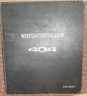 Peugeot 404  Werkstatthandbuch  Reparaturhandbuch deutsch