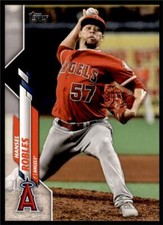 2020 Topps Series 1 Advanced Stat #339 Hansel Robles /300 - Los Angeles Angels