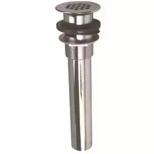 Enchufe P.O Premier SX-0157115 con colador de rejilla 1-1/4 pulg. x 6 pulgadas. en cromo - Imagen 1 de 1