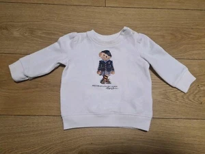 6-9 Months Girls Polo Bear Jumper Ralph Lauren (80) - Picture 1 of 11