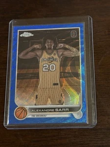 2023 Topps Chrome OTE Basketball Blue Wave Alexandre Sarr Rookie Card # 75/99 - Picture 1 of 6