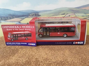 CP44101A Corgi Omnidekka Models Optare Solo Epsom Coaches K5 Ham London bus - Picture 1 of 6