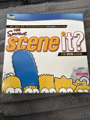 The SIMPSONS Scene it?  DVD Board Game by MATTEL -opened But Never Played - Image 1 of 4