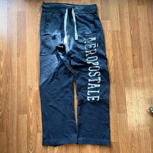 Y2K 90s Aeropostale Baggy sweat pants Size S - Picture 1 of 7