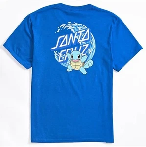 Pokémon Santa Cruz Water Type 1 Short Sleeve T Shirt Boys Size Medium - Picture 1 of 9