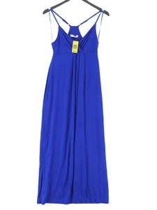 Kenar Damen Midikleid XS blau Viskose mit Elasthan A-Linie - Bild 1 von 5