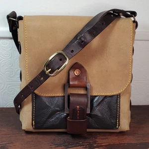 Lokey Leder Handgefertigte Umhängetasche mit verstellbarem Riemen Made in USA - Bild 1 von 12